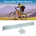 Bicycle Spoke Set 280mm Galvanized Carbon Steel for 14G Wheel (Universal)