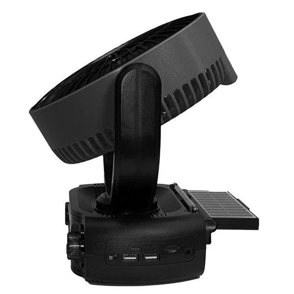 LED Solar Panel Speaker Fan for Airbro RXF-50