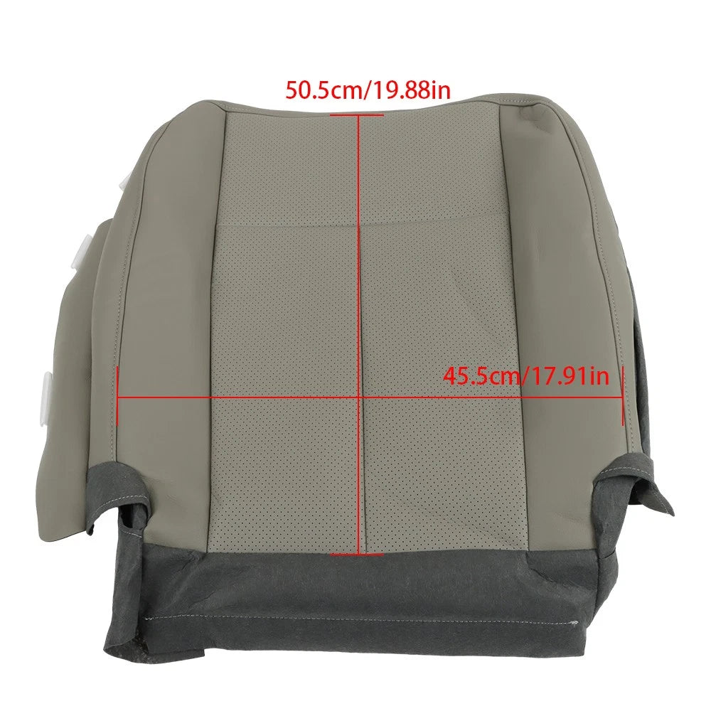 Driver Bottom Leather Seat Cover for Ford Expedition (2007–2014) - Camel Gray