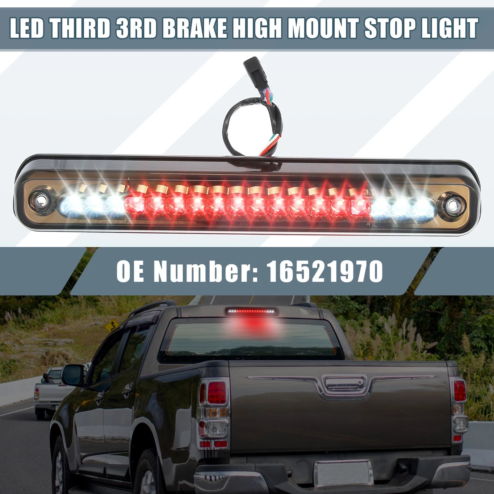 High Mount Stop Light Replacement for Chevrolet Silverado 1500 (2007–2013)