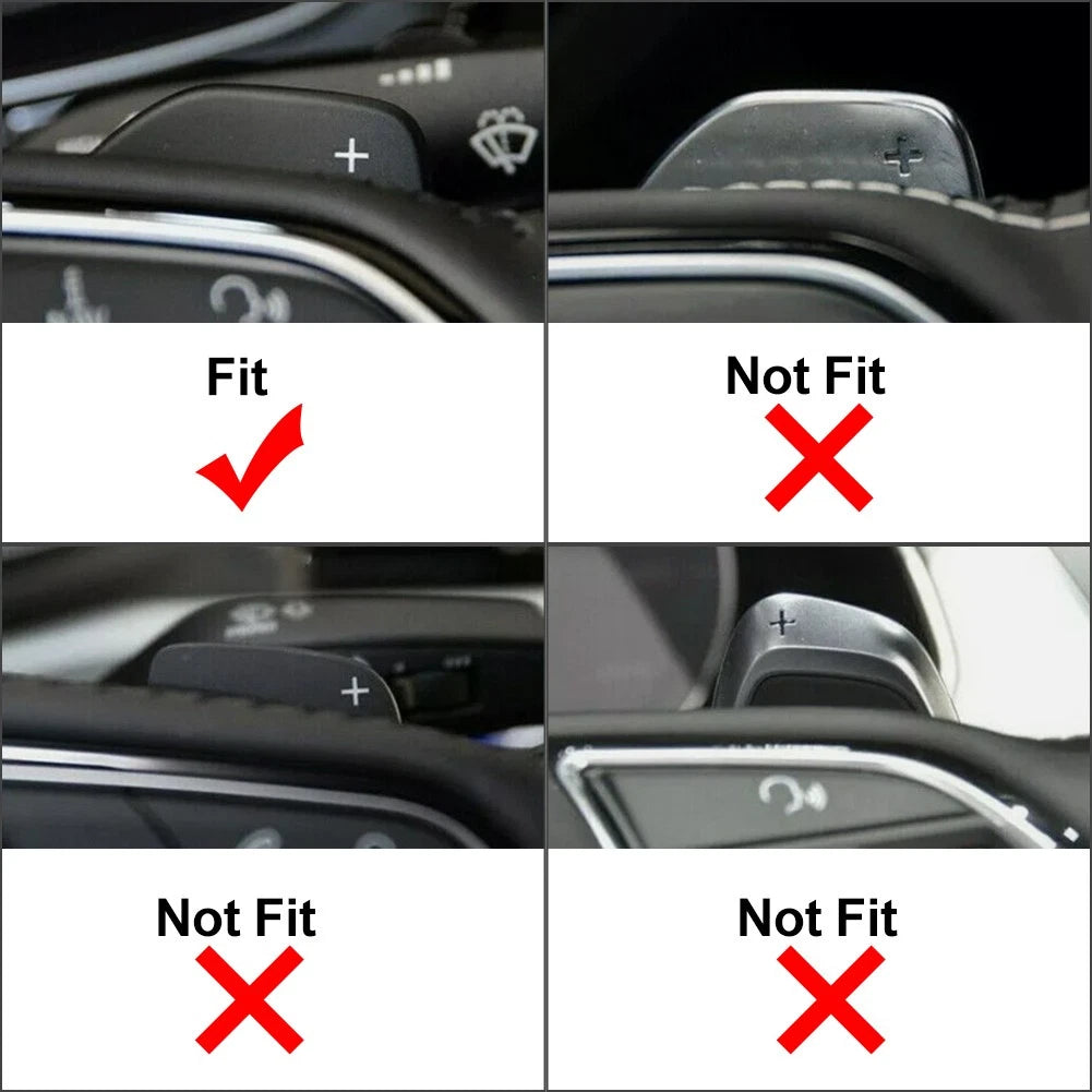 Shift Paddle Extensions for Audi A3 A4 A5 A6 A7 A8 Q5 Q7 S3 S5 S6 (2010–2023)