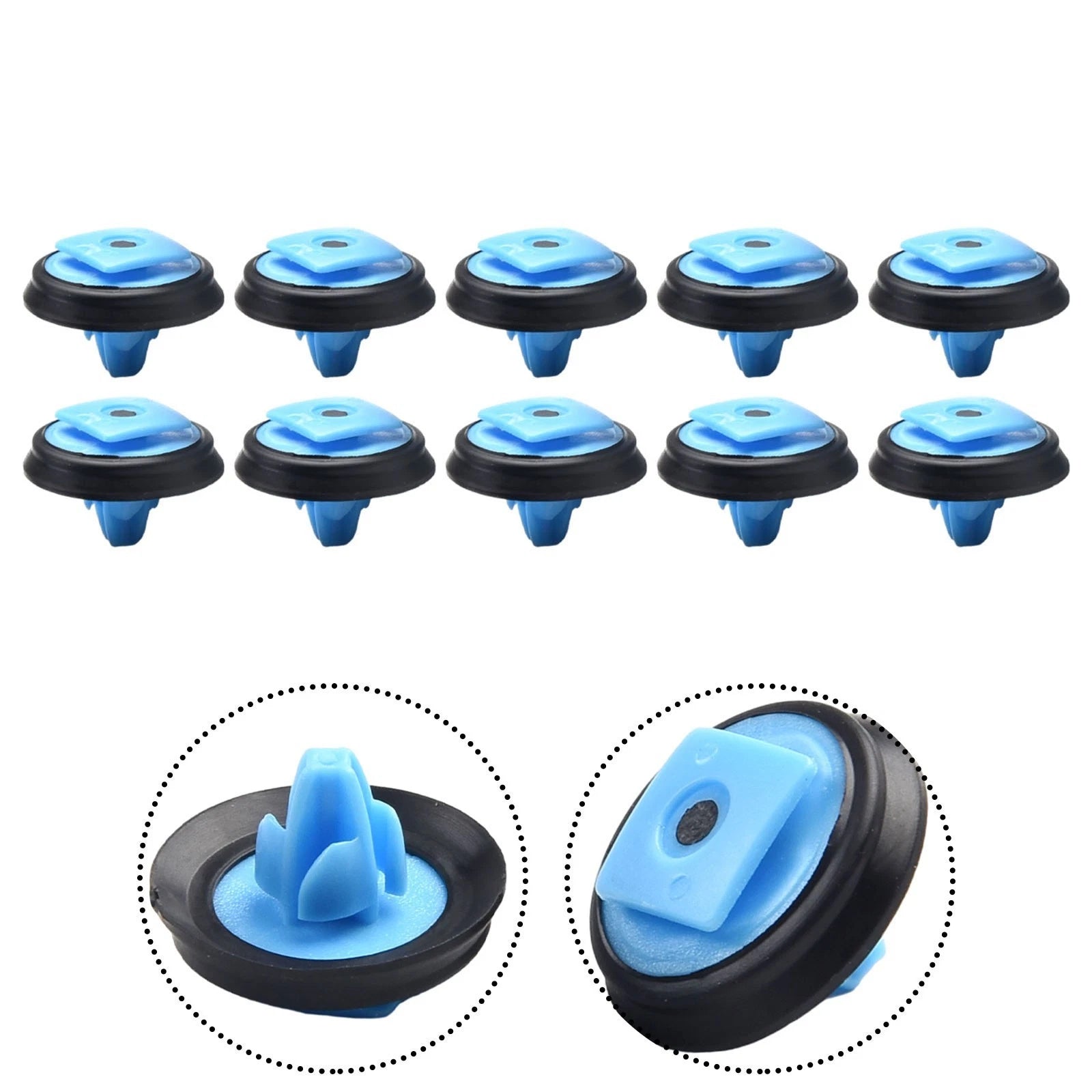 Blue Trim Clips for Fiat 500X (2016–2023)