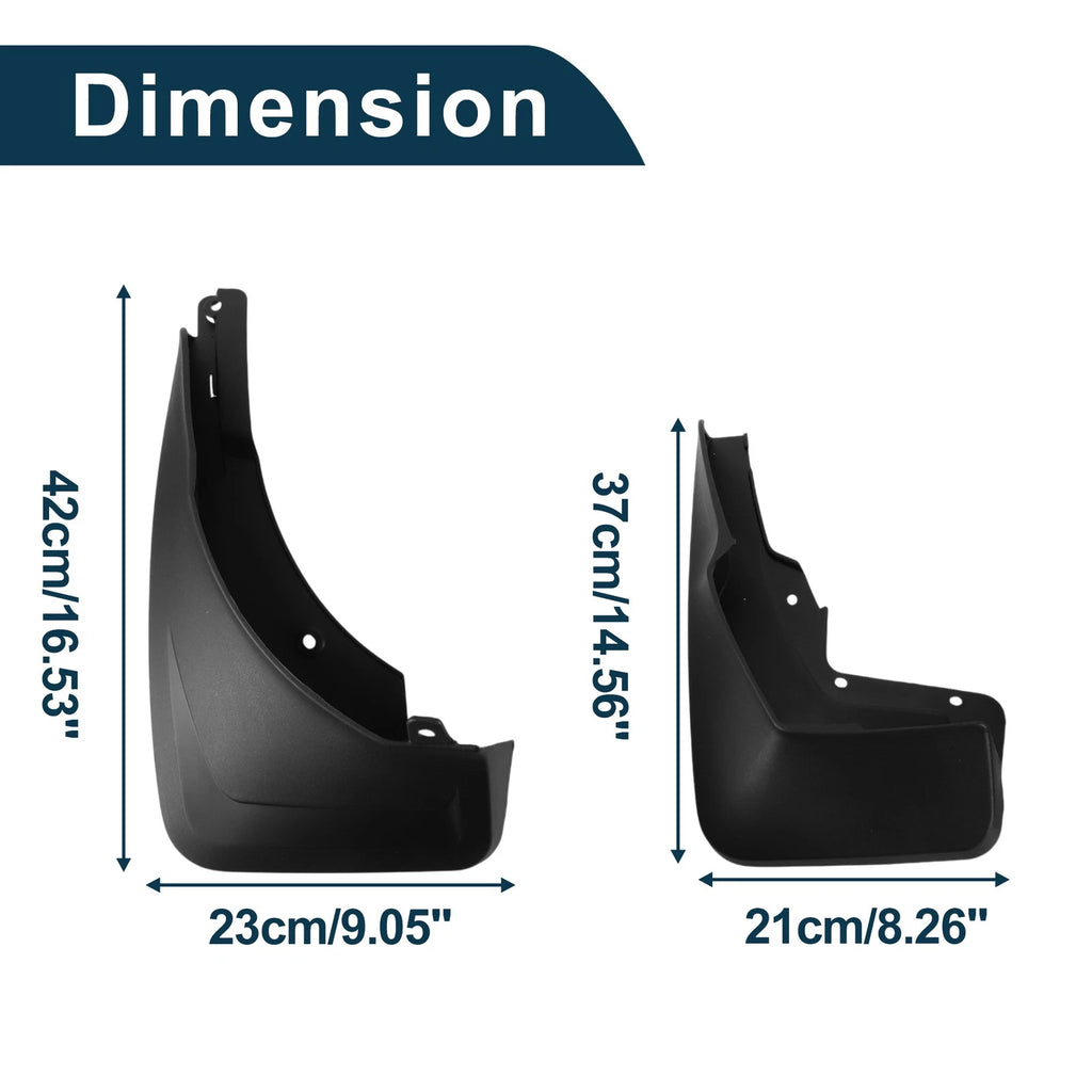Mud Flaps Splash Guards for Mercedes Benz GLE with Pedal (2014–2018)