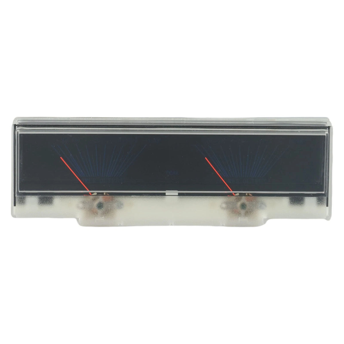 Dual Analog VU Meters with LED Light Indicators for Universal Fit