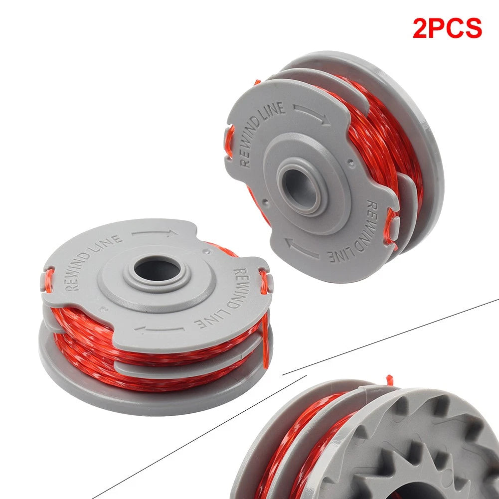 2X Trimmer Spool & Line 1.5mm 36ft for Flymo FLY021