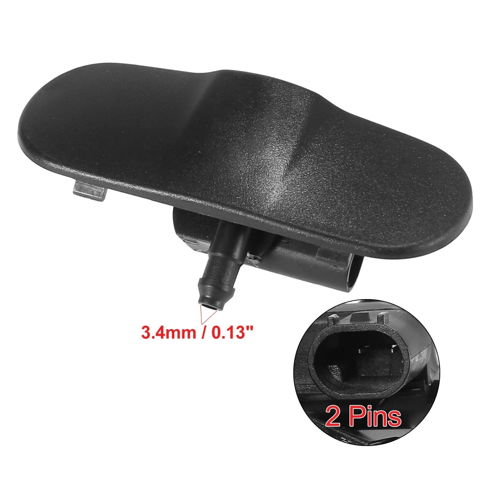 Windshield Washer Nozzle Pair Spray Jet for Audi A4 A5 (2008–2016)