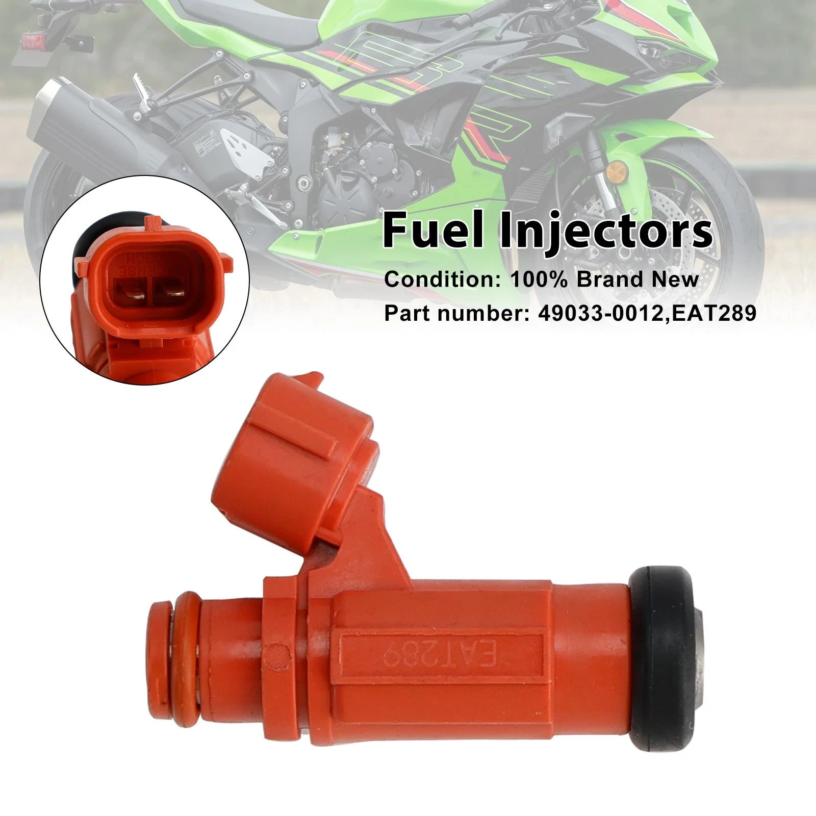Fuel Injectors EAT289 for Kawasaki Ninja 1000, ZX-6R, Z1000 (2011–2023)