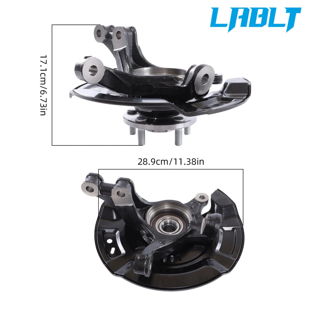 Front Left Steering Knuckle & Wheel Hub Bearing Assembly for Scion xD (2008–2014)