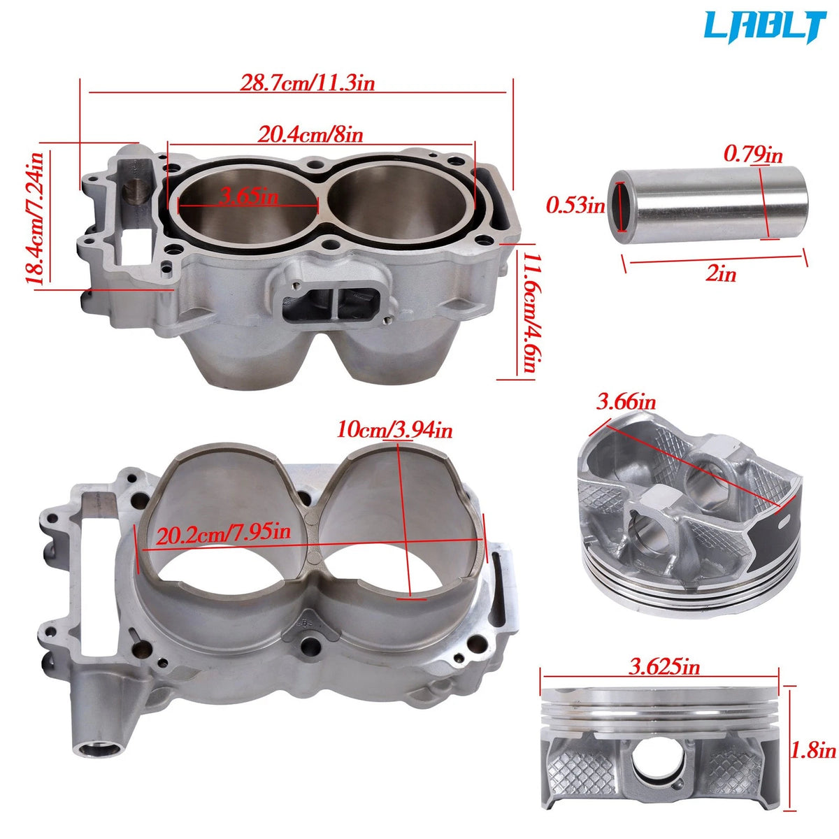 Cylinder Piston Gasket Kit for Polaris RZR XP 900 (2013–2014) 3022278