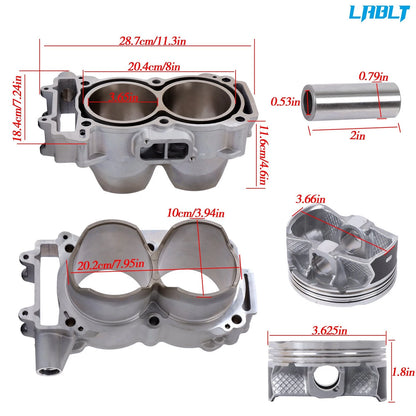 Cylinder Piston Gasket Kit for Polaris RZR XP 900 (2013–2014) 3022278