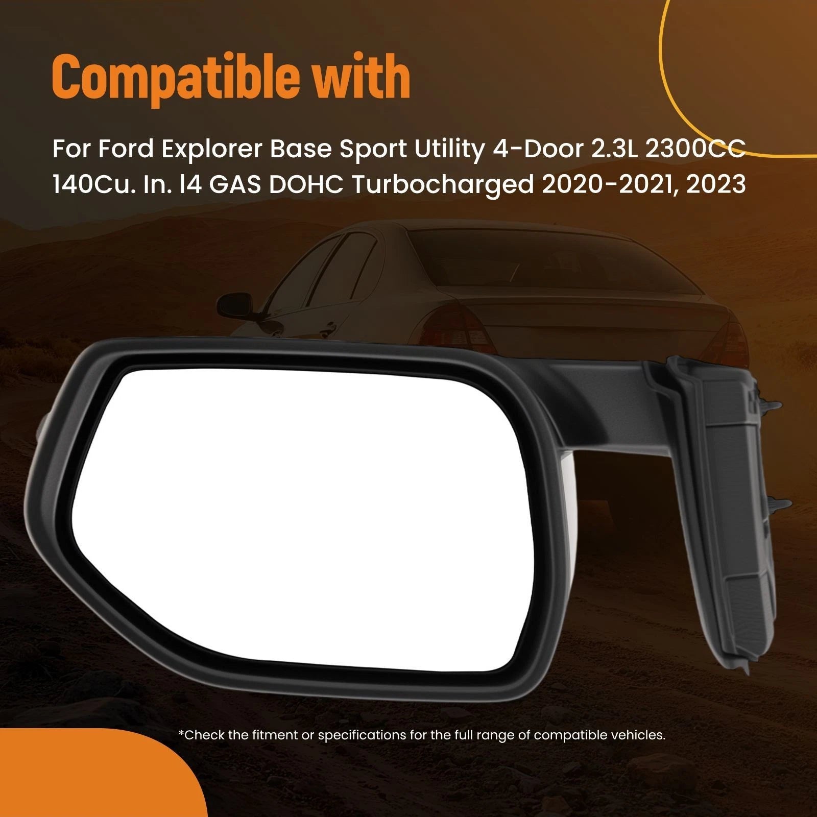 Heated Side View Mirror Right for Ford Explorer Limited (2020–2023)
