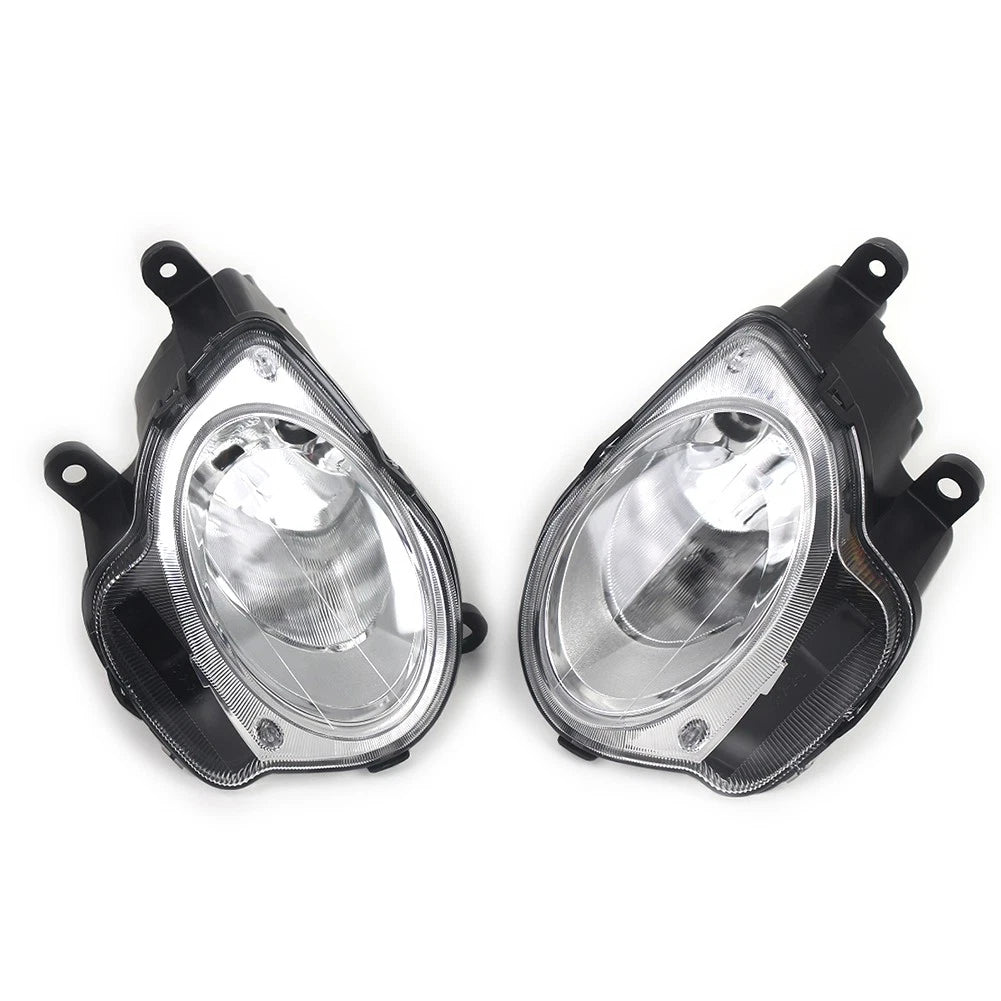 High Beam Headlights Pair for Fiat 500 Hatchback (2008–2015)