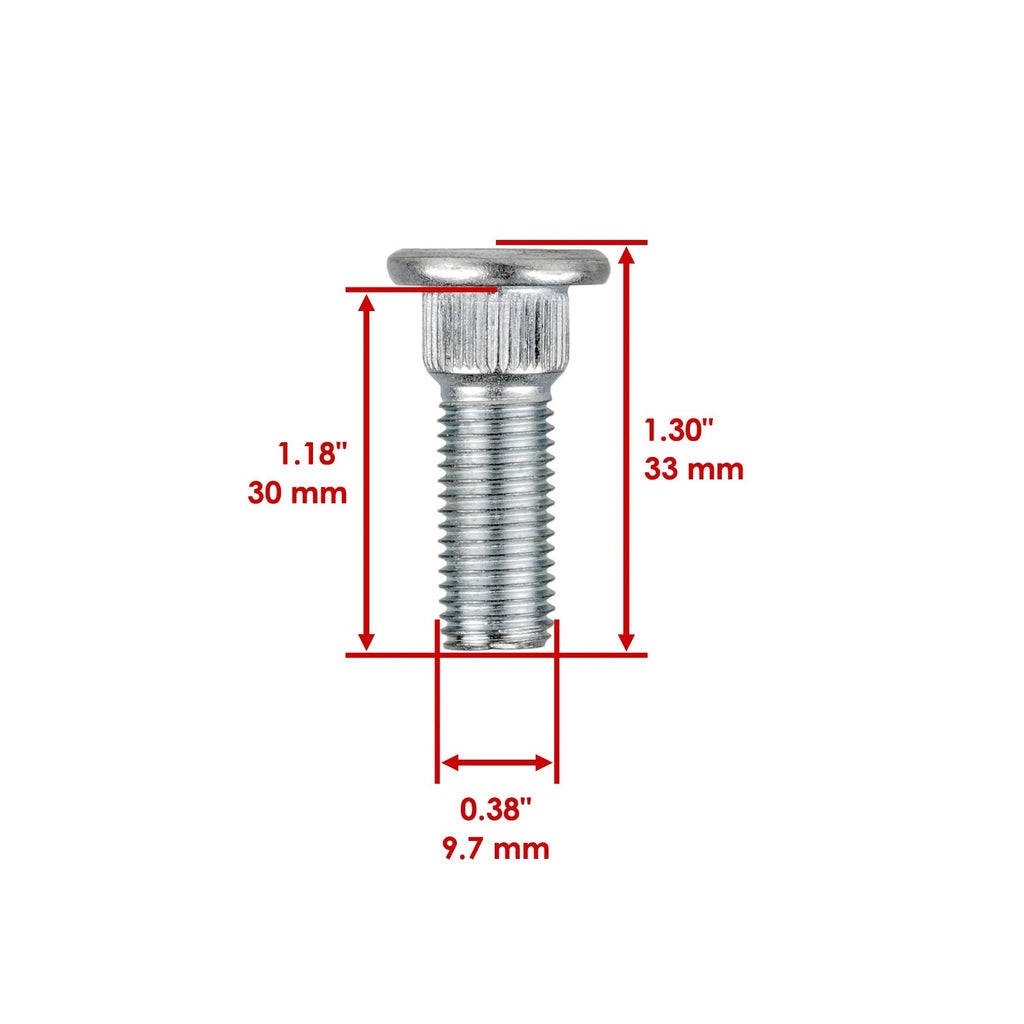 Front Wheel Hub w Stud Bolt for Yamaha Rhino 700 YXR700F (2008–2013)