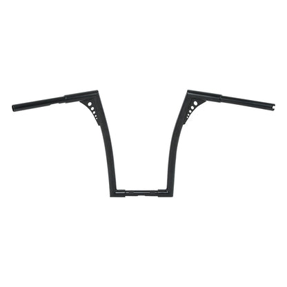 1 1/4" Black Fat 18" Rise Handlebar for Harley Davidson FXST FLST