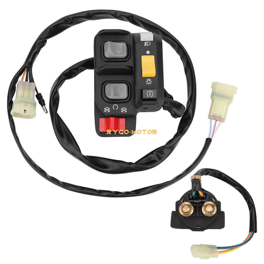 Handlebar Switch & Starter Relay for Honda Foreman 450 TRX450FE (1998–2004)