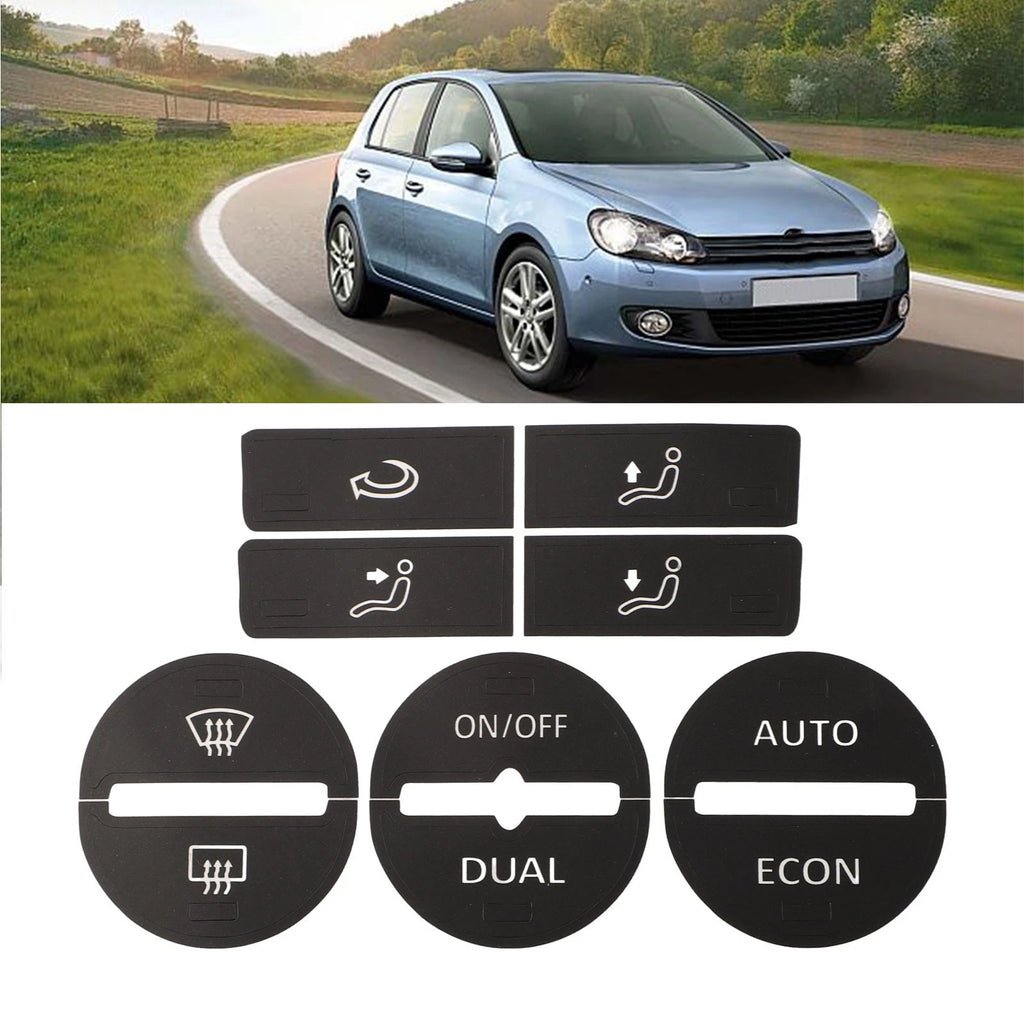 AC Button Repair Kit Decals for Volkswagen Passat (2005–2010)