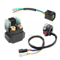 Start Stop Switch & Starter Solenoid Relay & Plug for Yamaha Raptor 700 700R (2006–2023)