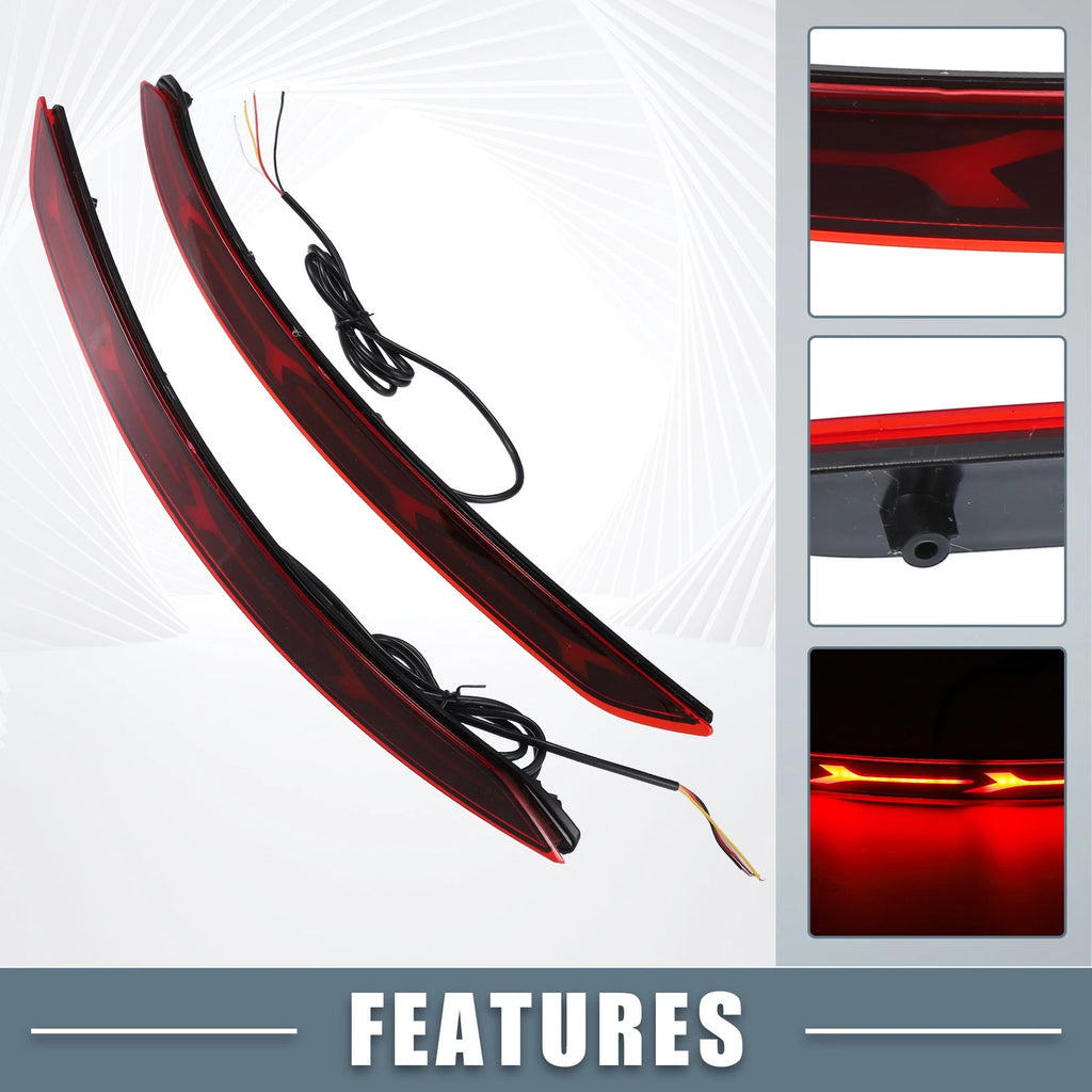 Rear Bumper Reflector LED Tail Light for Hyundai Elantra 2017–2020