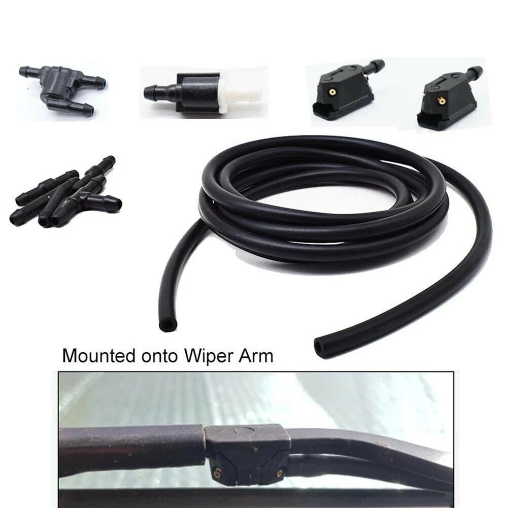 2m Windshield Wiper Washer Jet Hose Tube for