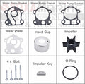 Water Pump Service Kit for Yamaha 2-Str 60 70 75 85 90 HP (18-3370, 692-W0078)
