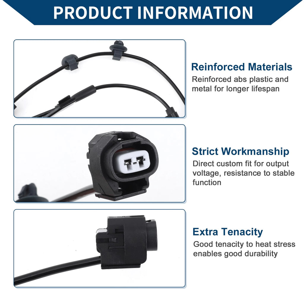 ABS Wheel Speed Sensor Replacement Front for Toyota FJ Cruiser (2002–2022)
