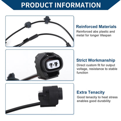 ABS Wheel Speed Sensor Replacement Front for Toyota FJ Cruiser (2002–2022)