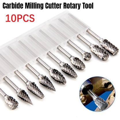 Rotary Burr Carving Bit 45-50mm 6mm Double Cut for Automotive Applications