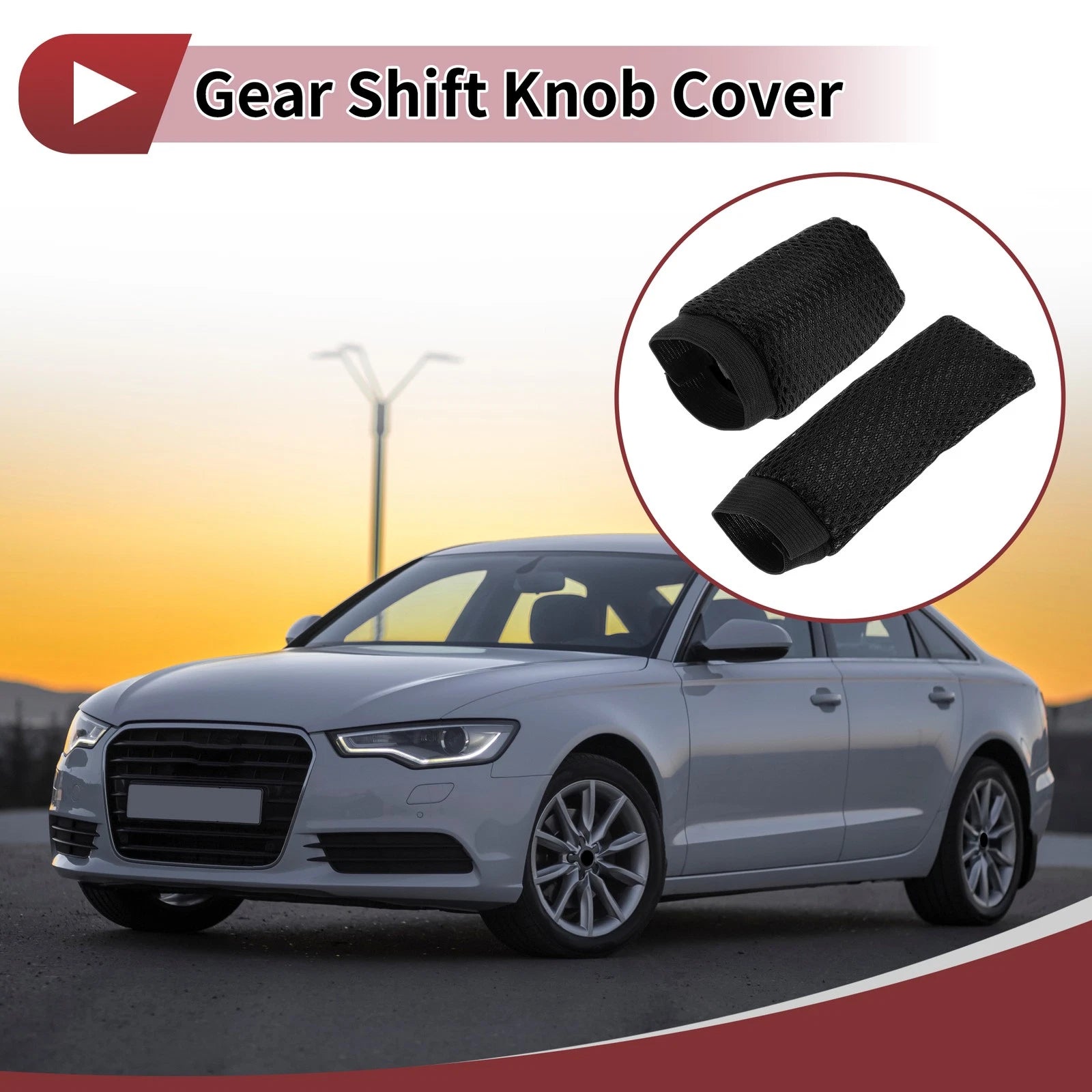 Gear Knob Protector Cover for - Black