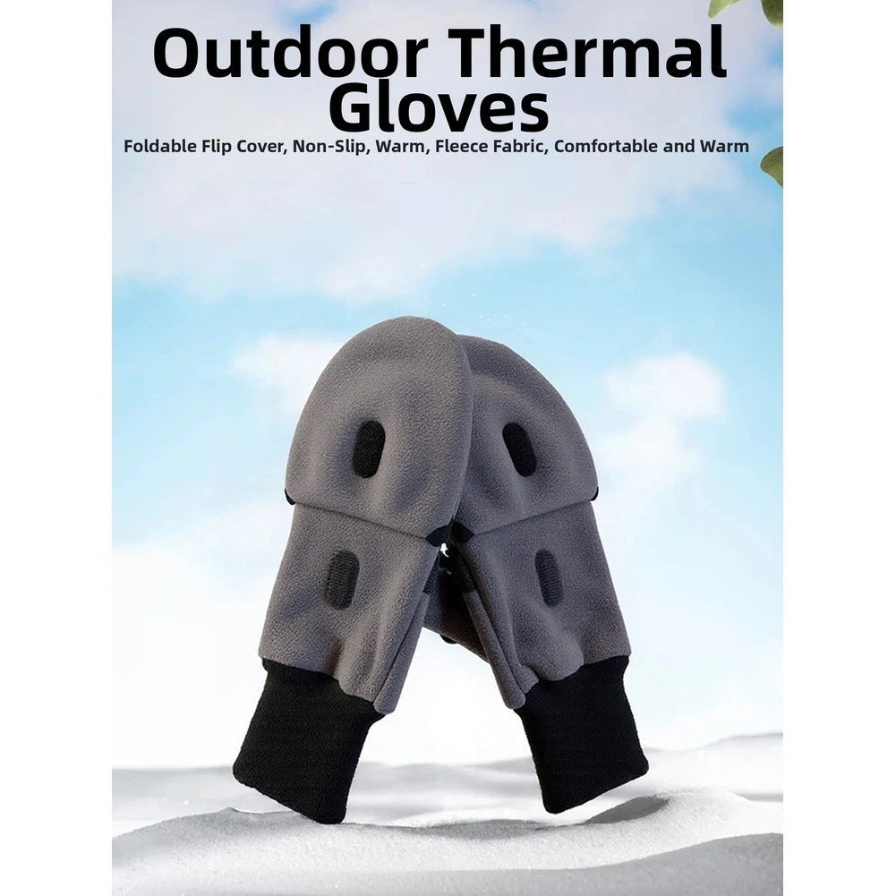 Thick Fleece Gloves for Outdoor Activities (2023–2023)