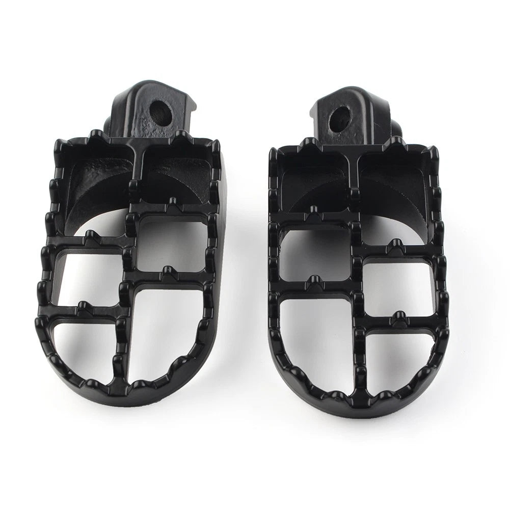 2X CNC Wide Foot Pegs for Universal Motorcycle (All Years)