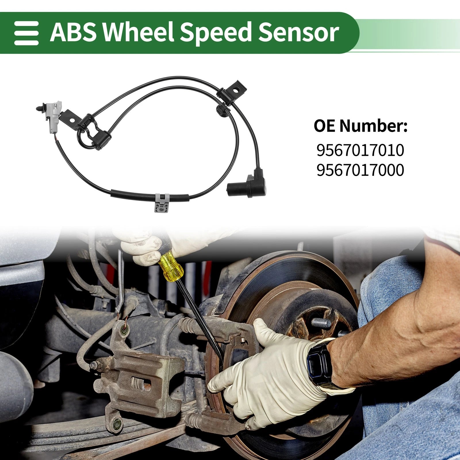 ABS Wheel Speed Sensor Replacement Left for Hyundai Matrix (2012–2018)