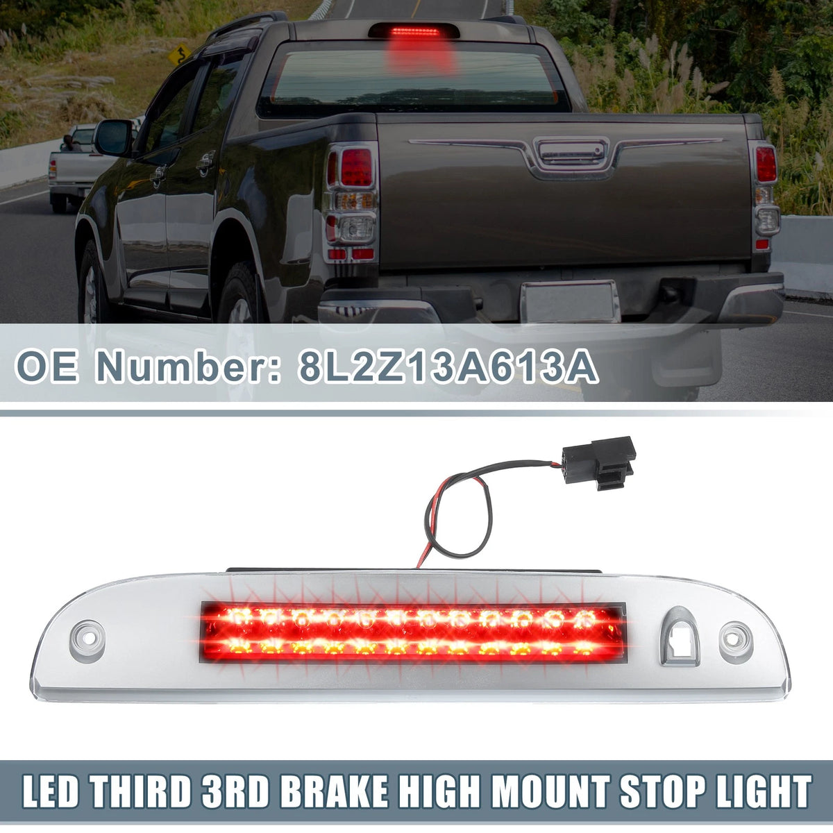 High Mount Stop Light Replacement for Ford Escape (2008–2012) Clear Lens
