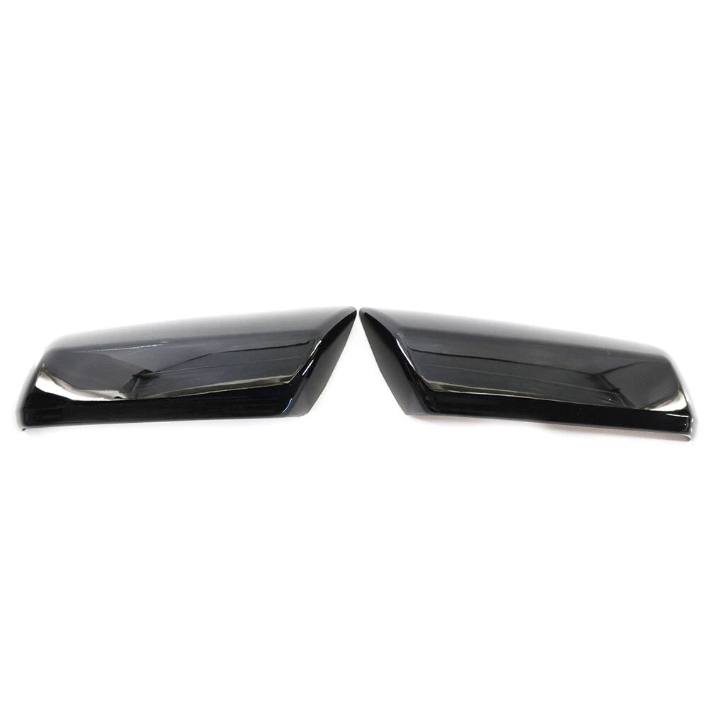 2X Gloss Black Mirror Covers Overlays for Chevrolet Impala (2014–2020)