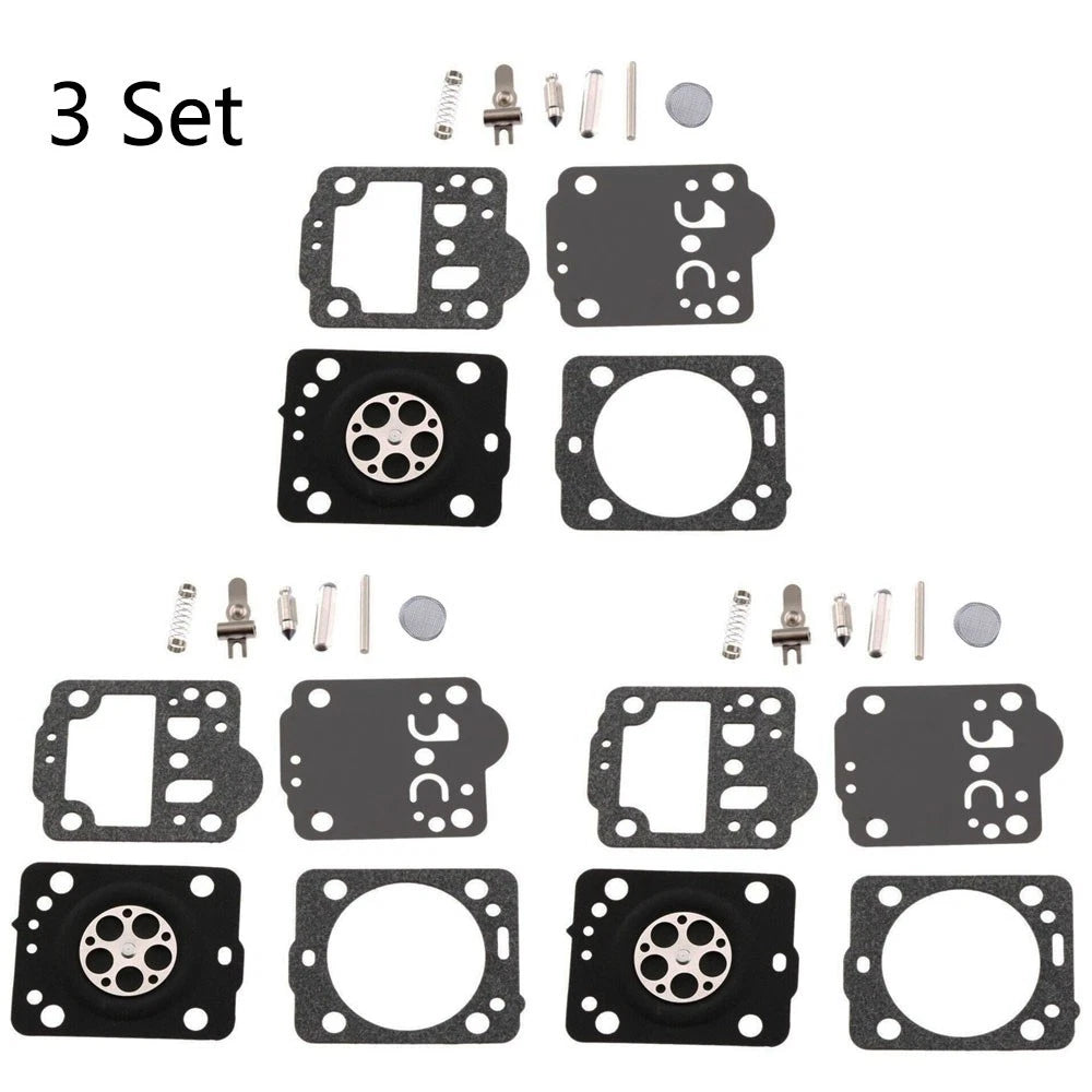 Set of 3 Carburetor Repair Kits for Husqvarna 235 236 240 435 (RB-149)