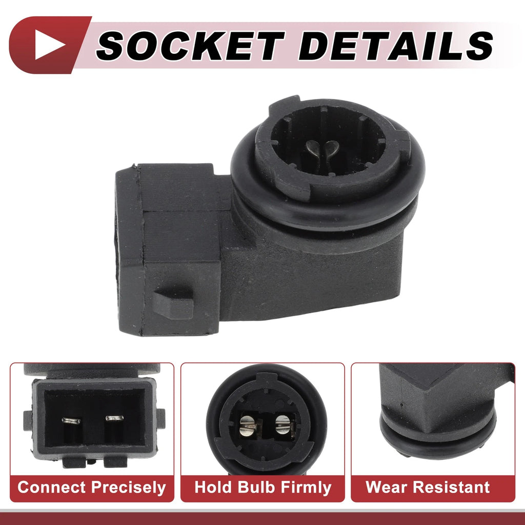1 Pc Side Marker Light Socket for Volkswagen Golf (1993–1999) 1H0949111 2 Pin