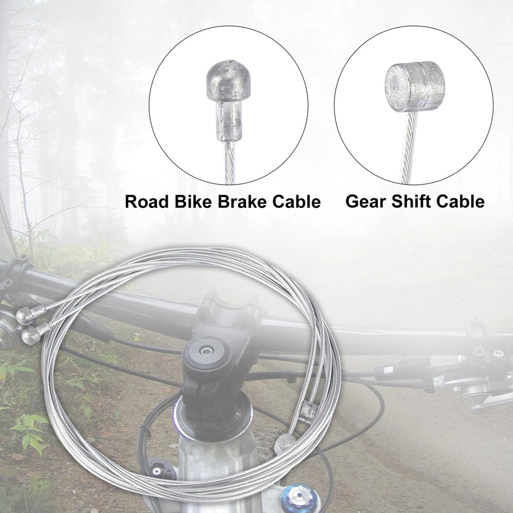Bike Inner Brake Cable Housing Kit Universal for 2.5m Mountain Bikes (Black)