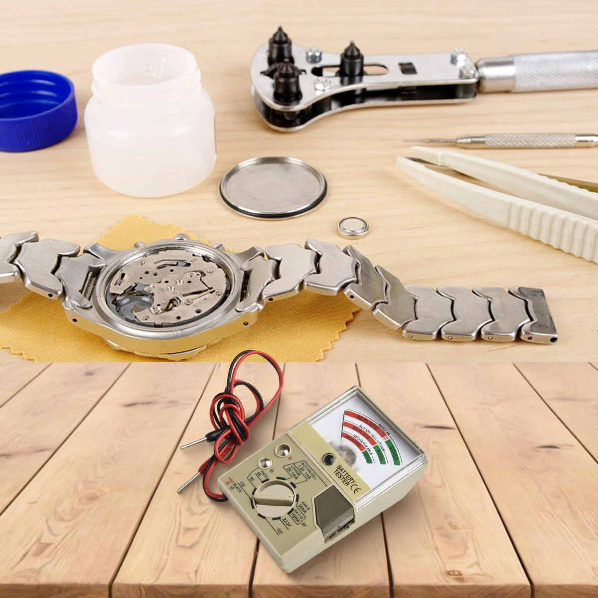 Electronic Battery Capacity Tester for Watchmakers