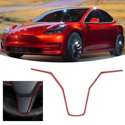 Carbon Fiber Trim Strip for Tesla Model Y (2020–2023)