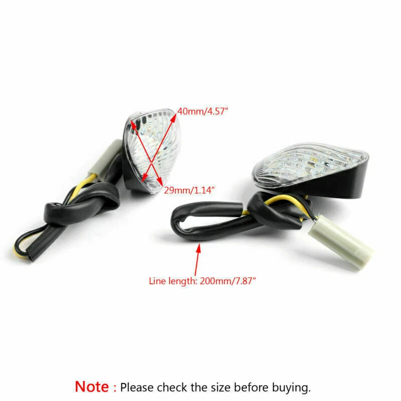 LED Turn Signal Mounts for Yamaha YZF-R6 (2003–2016) YZF-R1 (2002–2008) R6S (2006–2009) T9