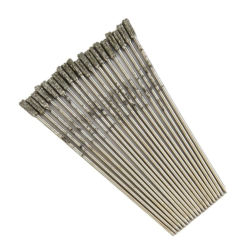 20PCS Diamond Drill Bits for Lapidary Work