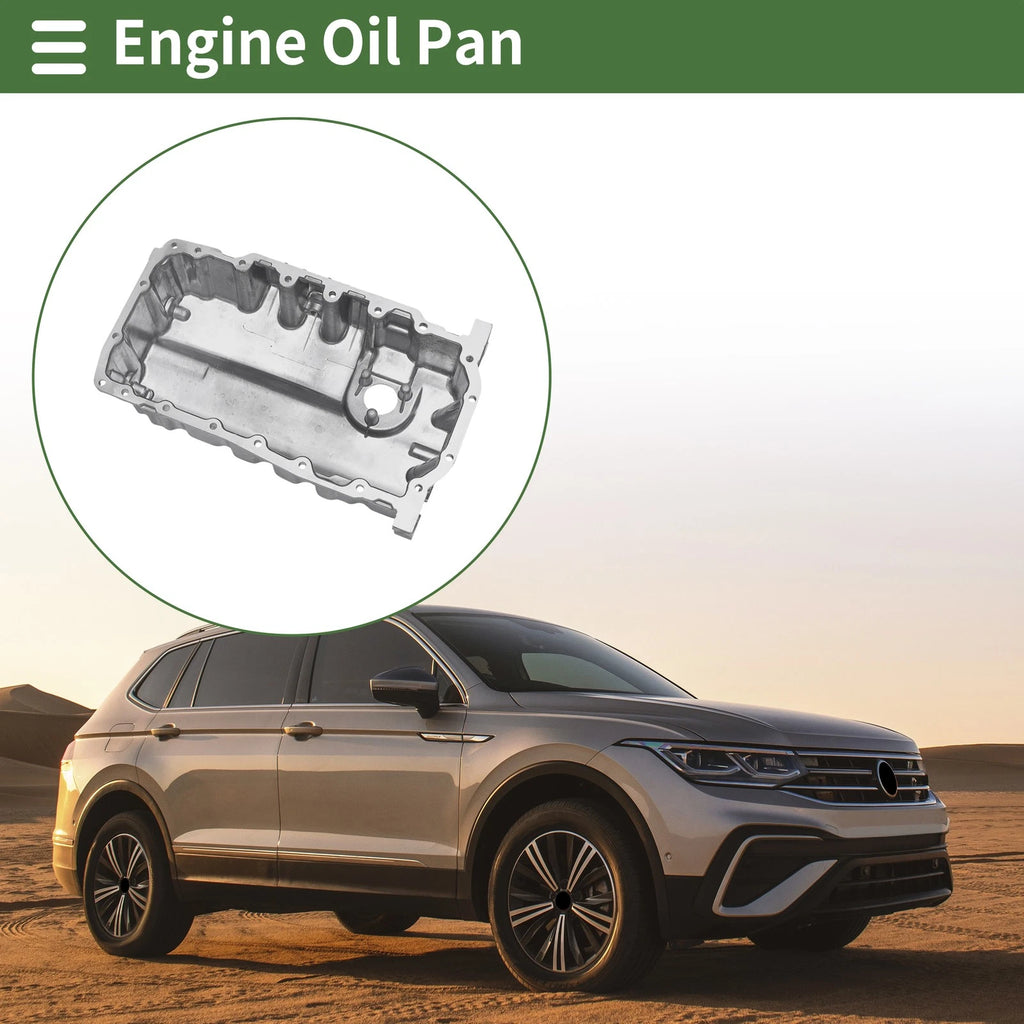 Engine Oil Pan Replacement for Volkswagen Tiguan (2005–2018) Aluminum