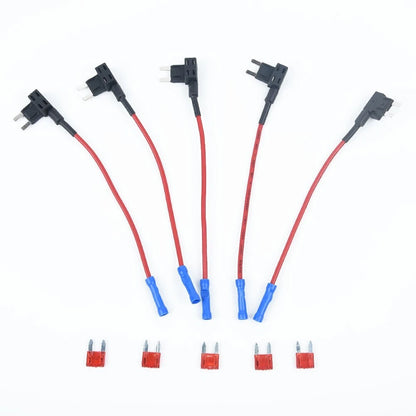 Mini Blade Fuse Holders for Universal Applications (AUX, Splice, Back Tap)