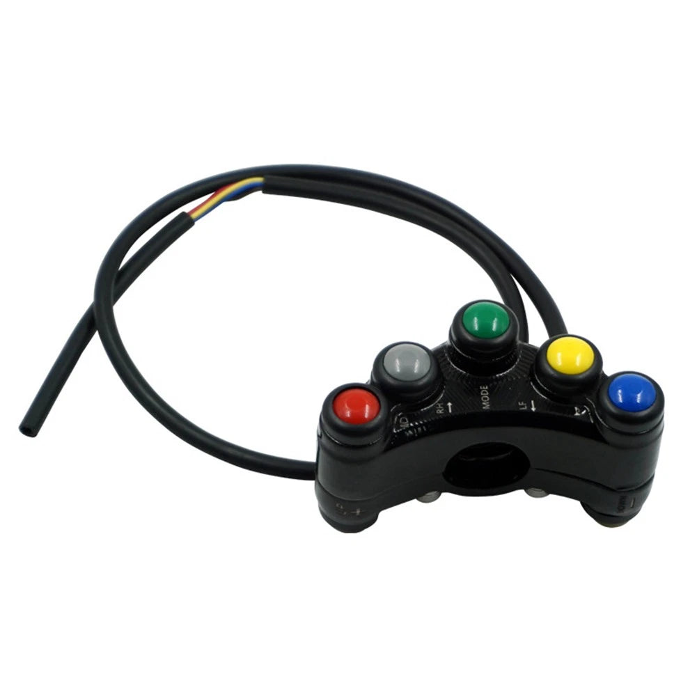 Handlebar Control Switch Button ON OFF for Motorcycle (7/8" 22mm)