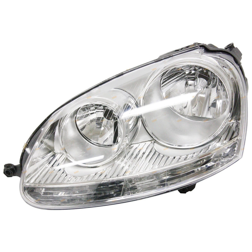 Chrome Headlights Pair LH+RH for VW Golf Jetta Mk5 (2004–2010)