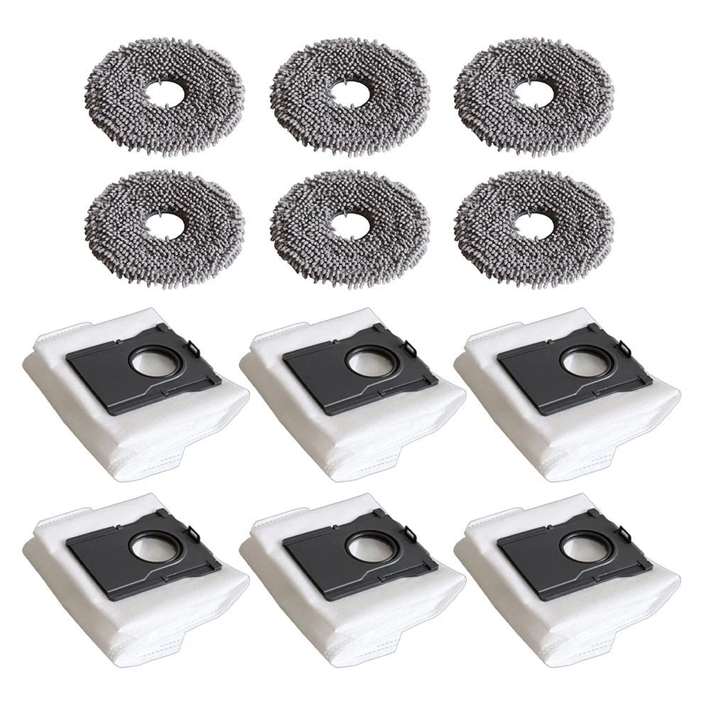 Mop Pads and Dust Bags for Dreame X50s Pro Master and Matrix10