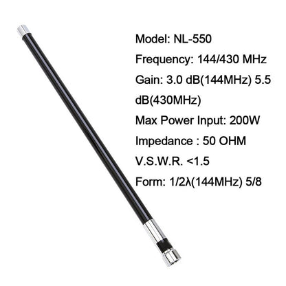 Nl550 VHF UHF Dual Band Mobile Communication Solution