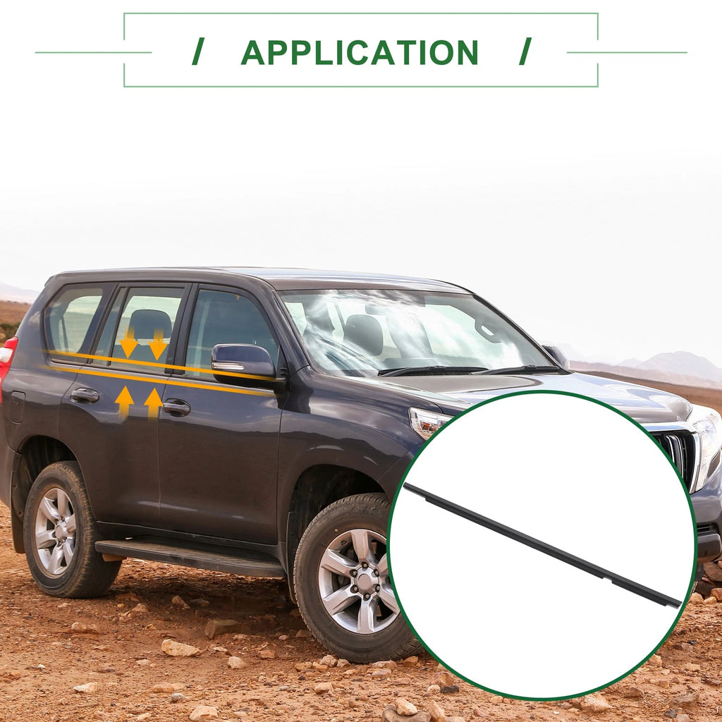 Rear Right Window Weatherstrip Seal Replacement for Lexus GX470 (2003–2009)
