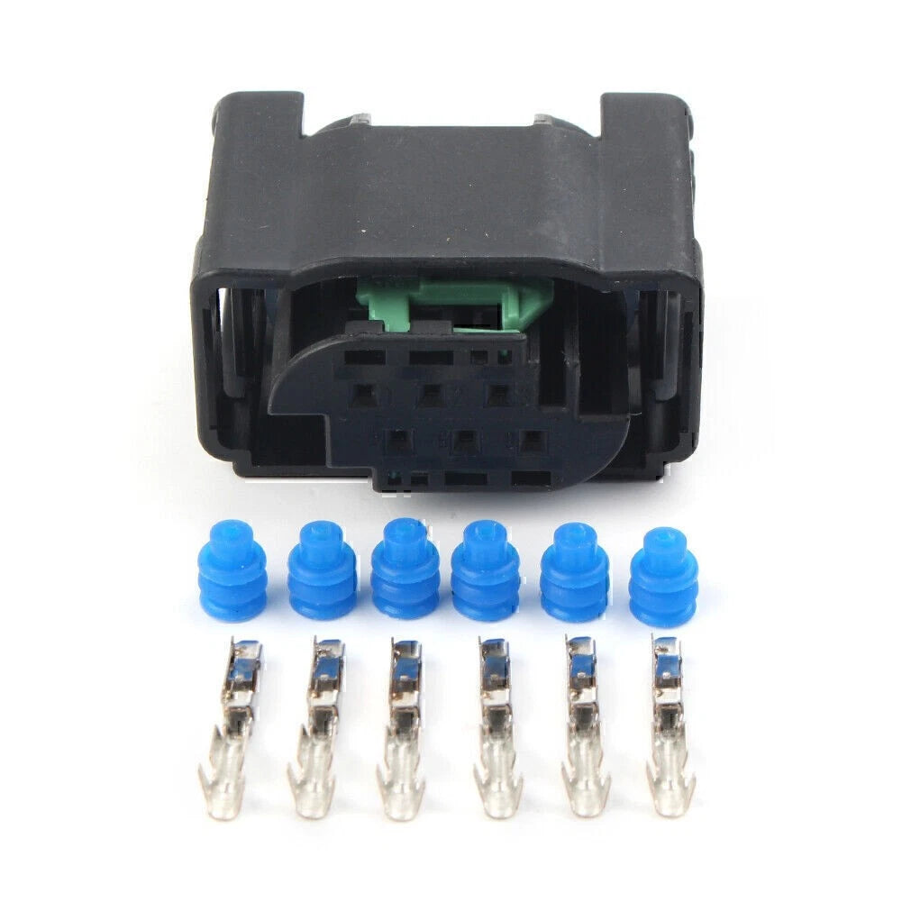 1 Connector w 6 Pins and 6 Seals for Electronic Throttle Body
