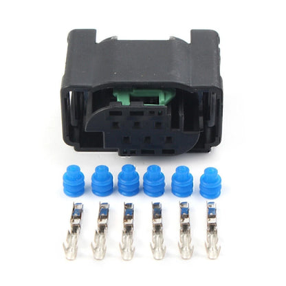 1 Connector w 6 Pins and 6 Seals for Electronic Throttle Body