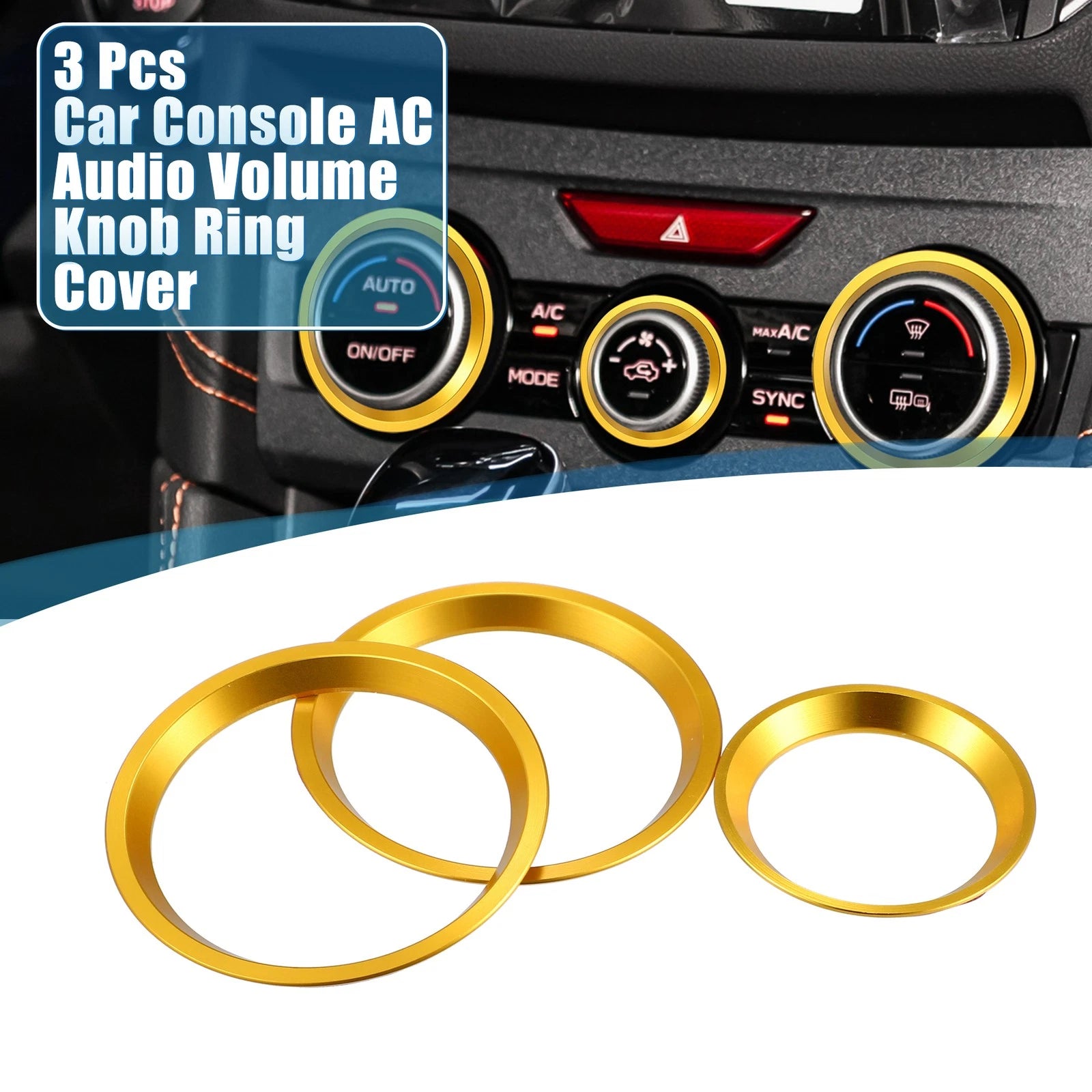 AC Knob Background Cover Set for Subaru Forester Impreza (2014–2023)